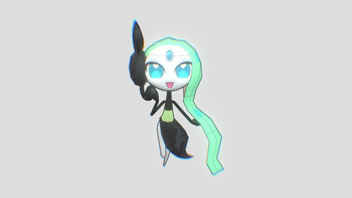 Meloetta 3D Model