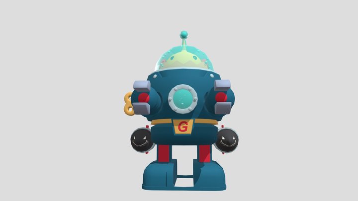 (XYZ Course Work) Toy Fish Robot draft 3D Model