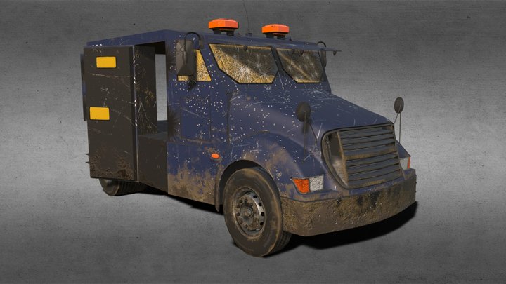 Armored Truck 3D Model
