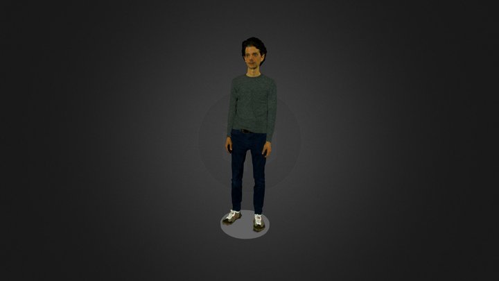 3D Scan Person 01 3D Model