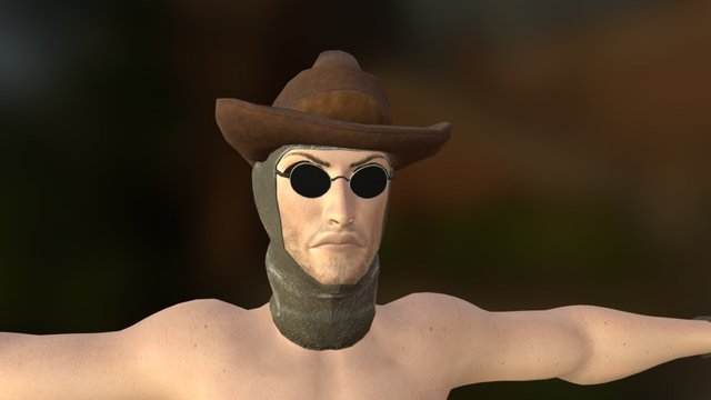 Cowboy Main A ExportV001 3D Model