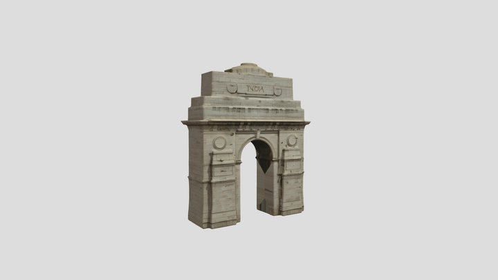 India Gate 3D Model