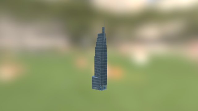 Vietcombank tower Saigon 3D Model