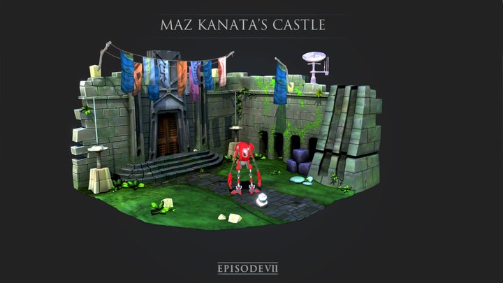 Scene - Star Wars - Maz's Castle 3D Model