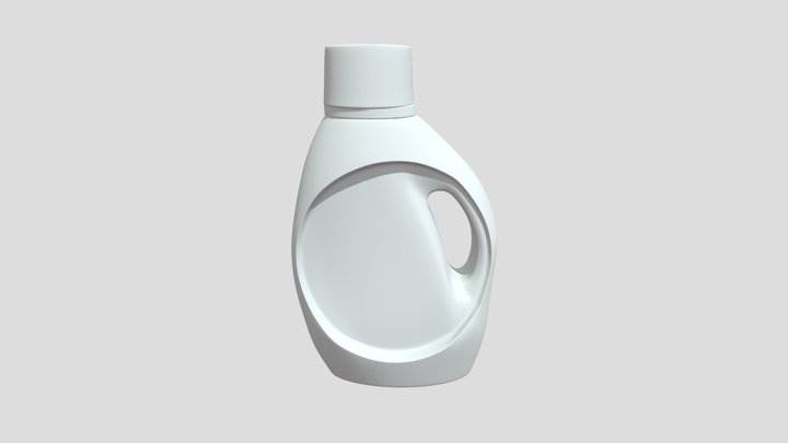 Liquid Detergent Bottle 3D Model