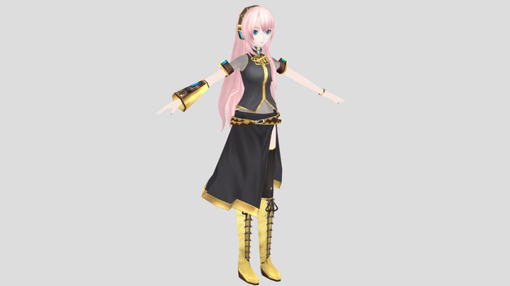 Megurine Luka – Modello 3D gratuito STL