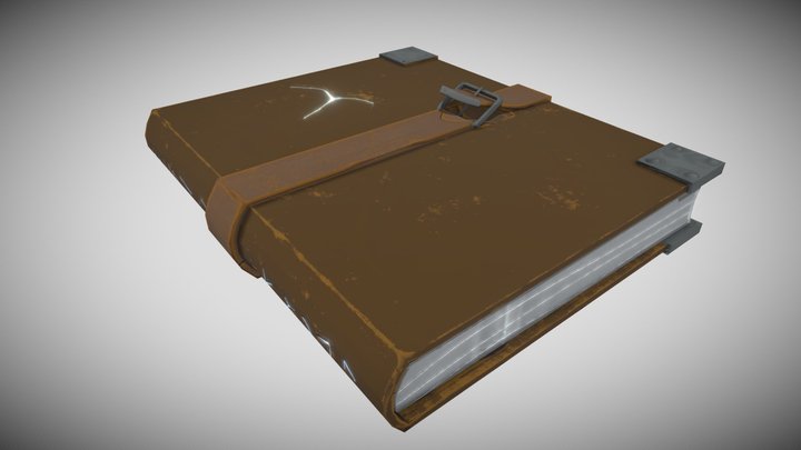 Stylised book 3D Model