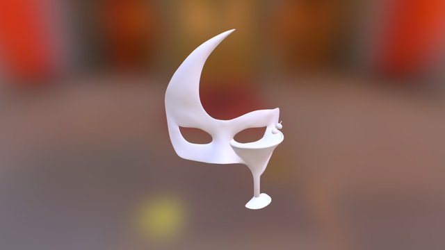 Alcohol Mask 3D Model