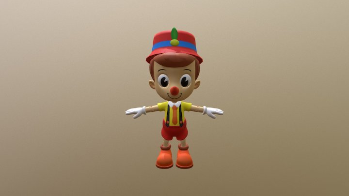 Pinocho-3dcharachter 3D Model