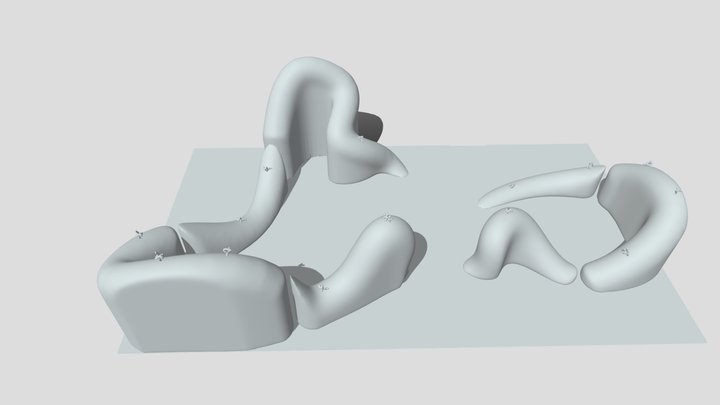 Izstādes Telpa 3D Model