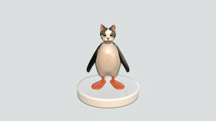 Cat&PenguinCostome 3D Model