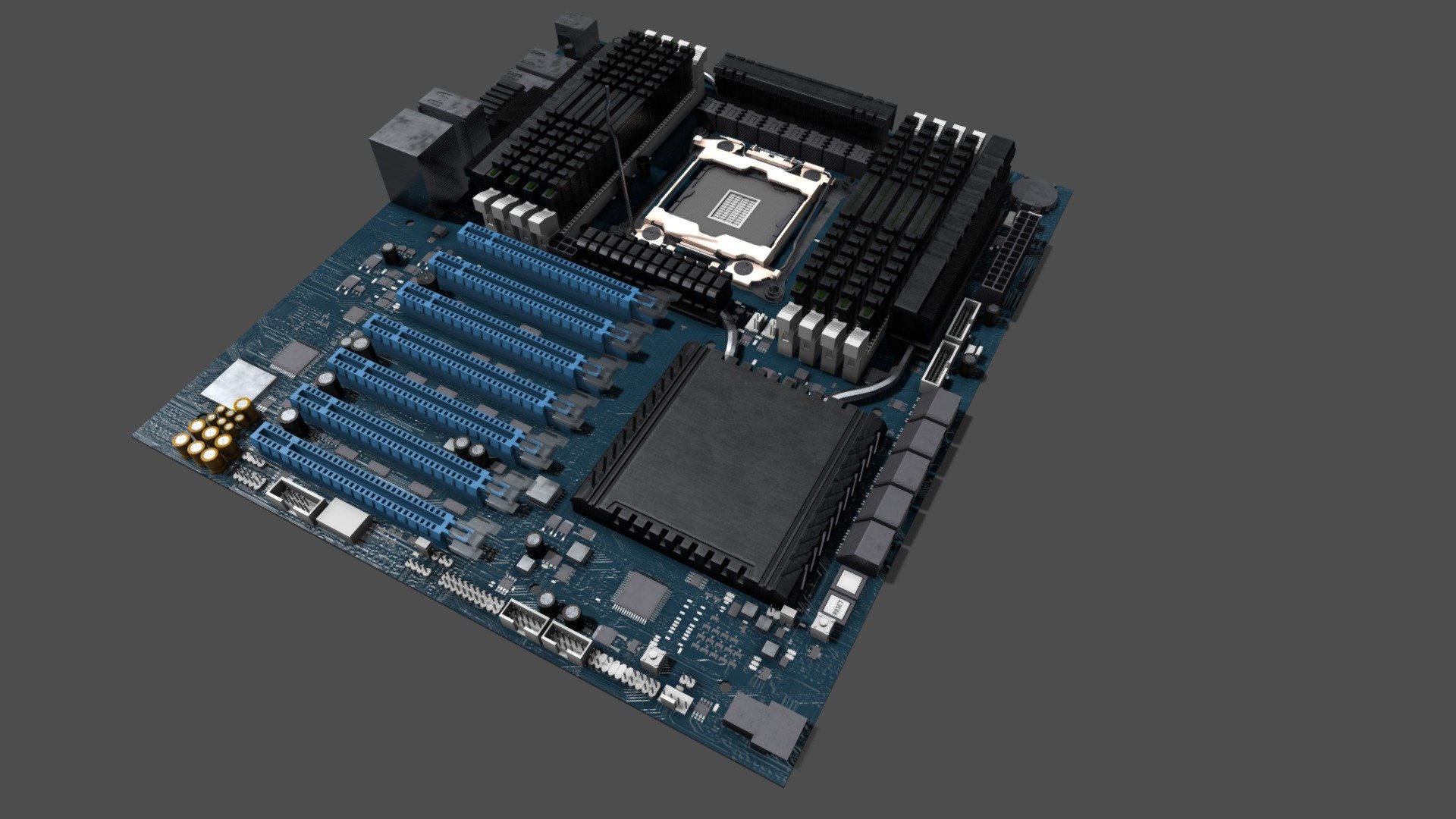 Detailed Motherboard 3D Model Buy Royalty Free 3D Model By Kish San detailed-motherboard-3d-model-buy-royalty-free-3d-model-by-kish-san