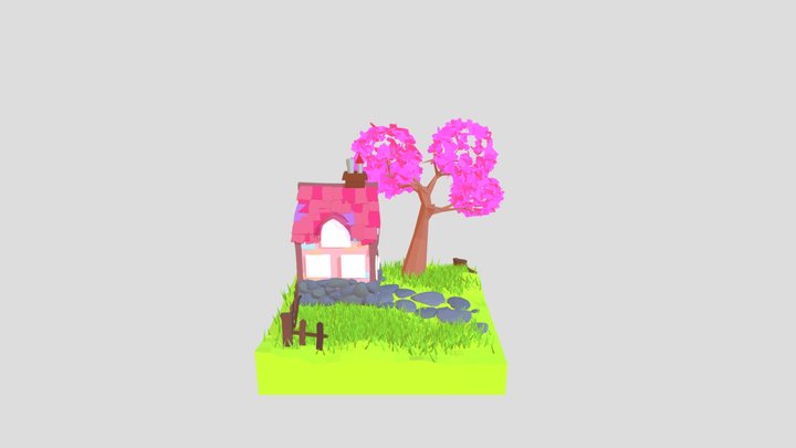 lowpoly house 3D Model