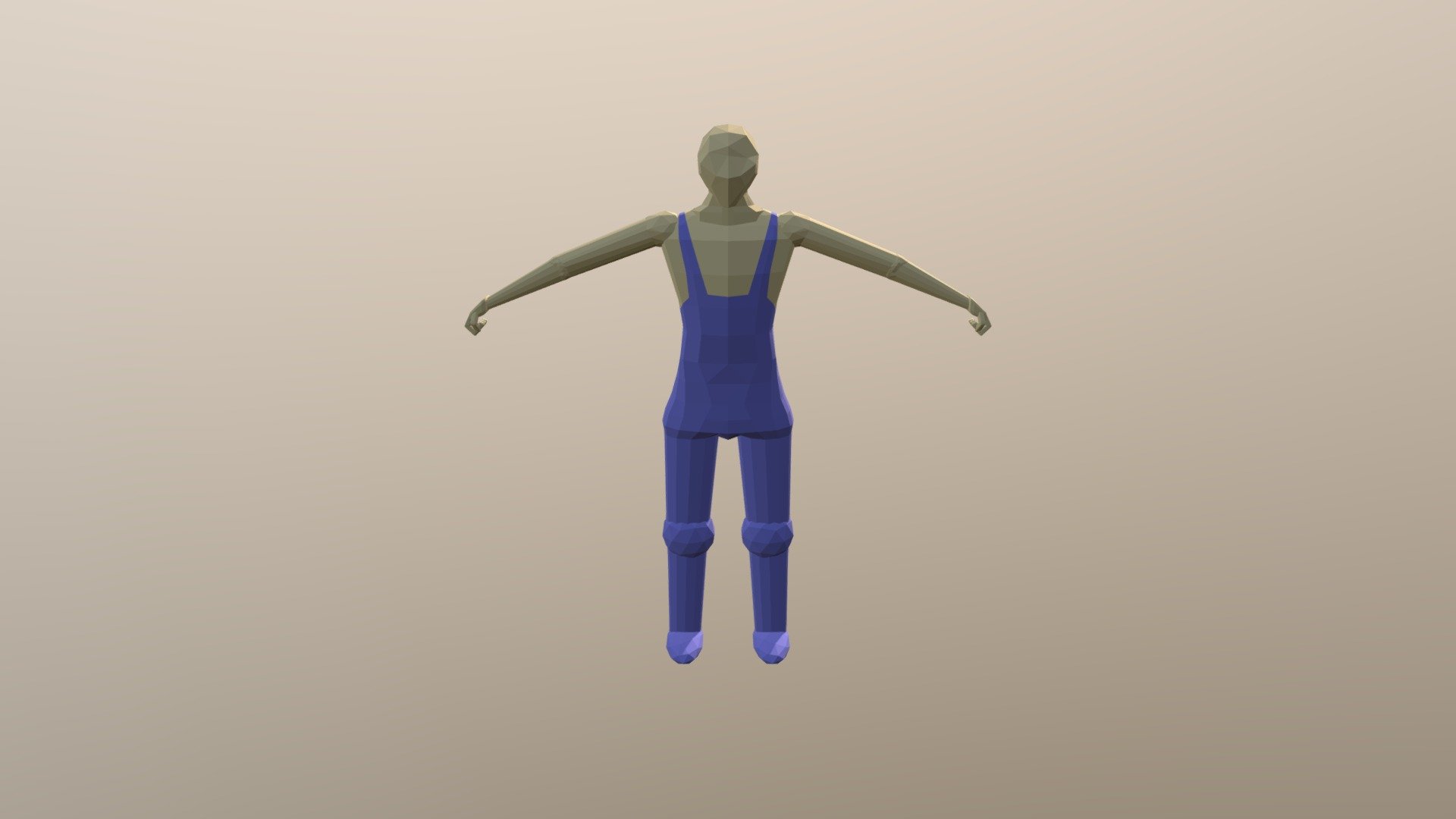 Farmer - Low poly - Download Free 3D model by Patryk Chowratowicz ...