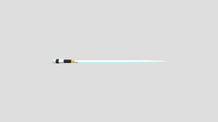 Obi- Wan Lightsaber 3D Model