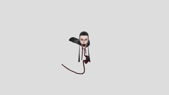 Krasue_soul eye demon_Jumpscare 3D Model