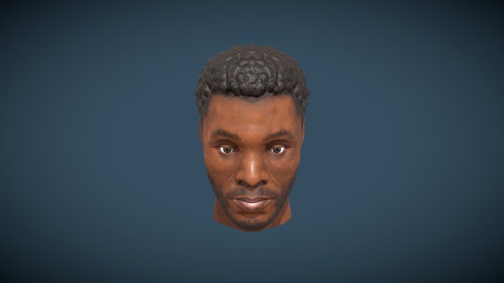 Chadwick Boseman Bust 3D Model