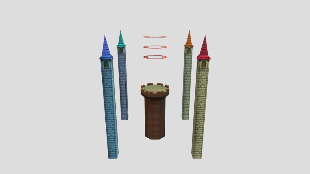 Super Mario 64 - Stage - Wing Cap Tower