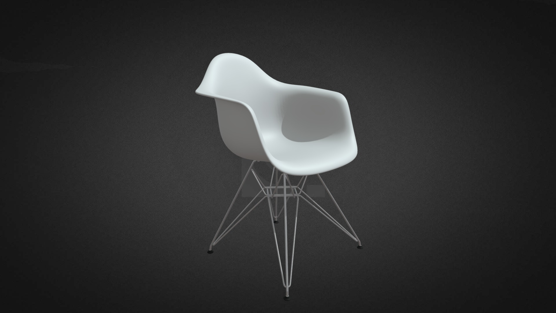 3D model Honey Chair Hire - This is a 3D model of the Honey Chair Hire. The 3D model is about a white lamp shade.