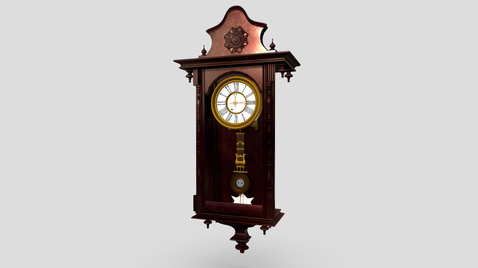 Wall Clock R=A - 3D model by mihai.rushters [8785a04] - Sketchfab