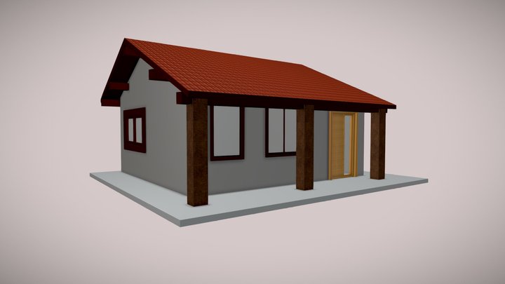 Casa Simples // Simple House 3D Model