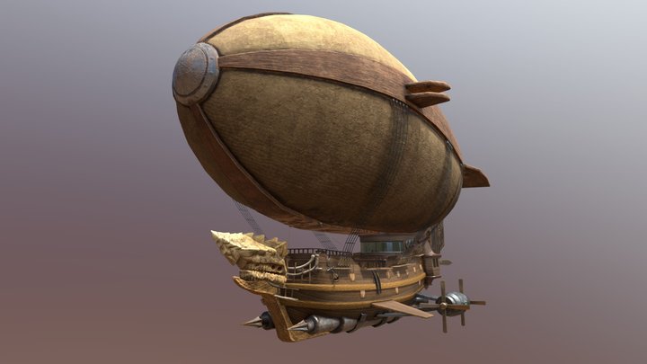 Project Ishmael Airship #1 WIP 3D Model