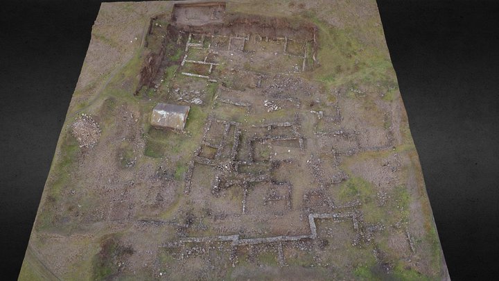 2019.01.13 Мирмекій въ Керчи, центр. раскопъ 3D Model
