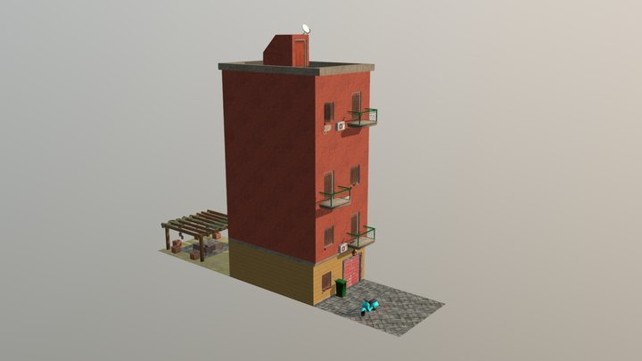 DAE Rowhomes - Napels 3D Model