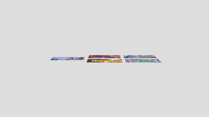 Gorilla Tag Update Banners 3D Model