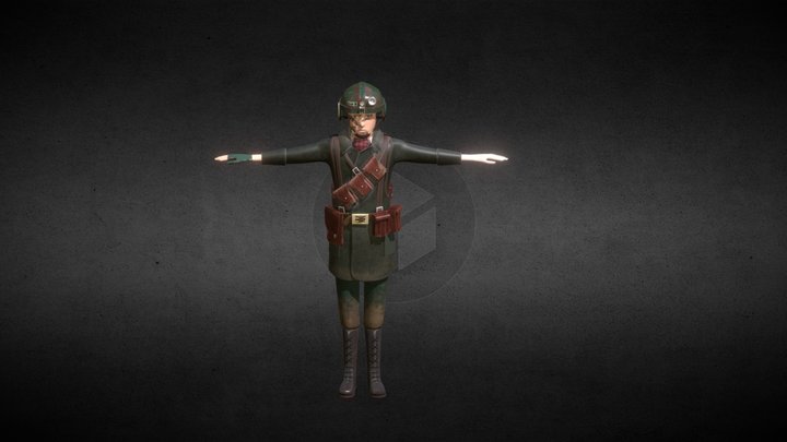 Fallout Squire 3D Model