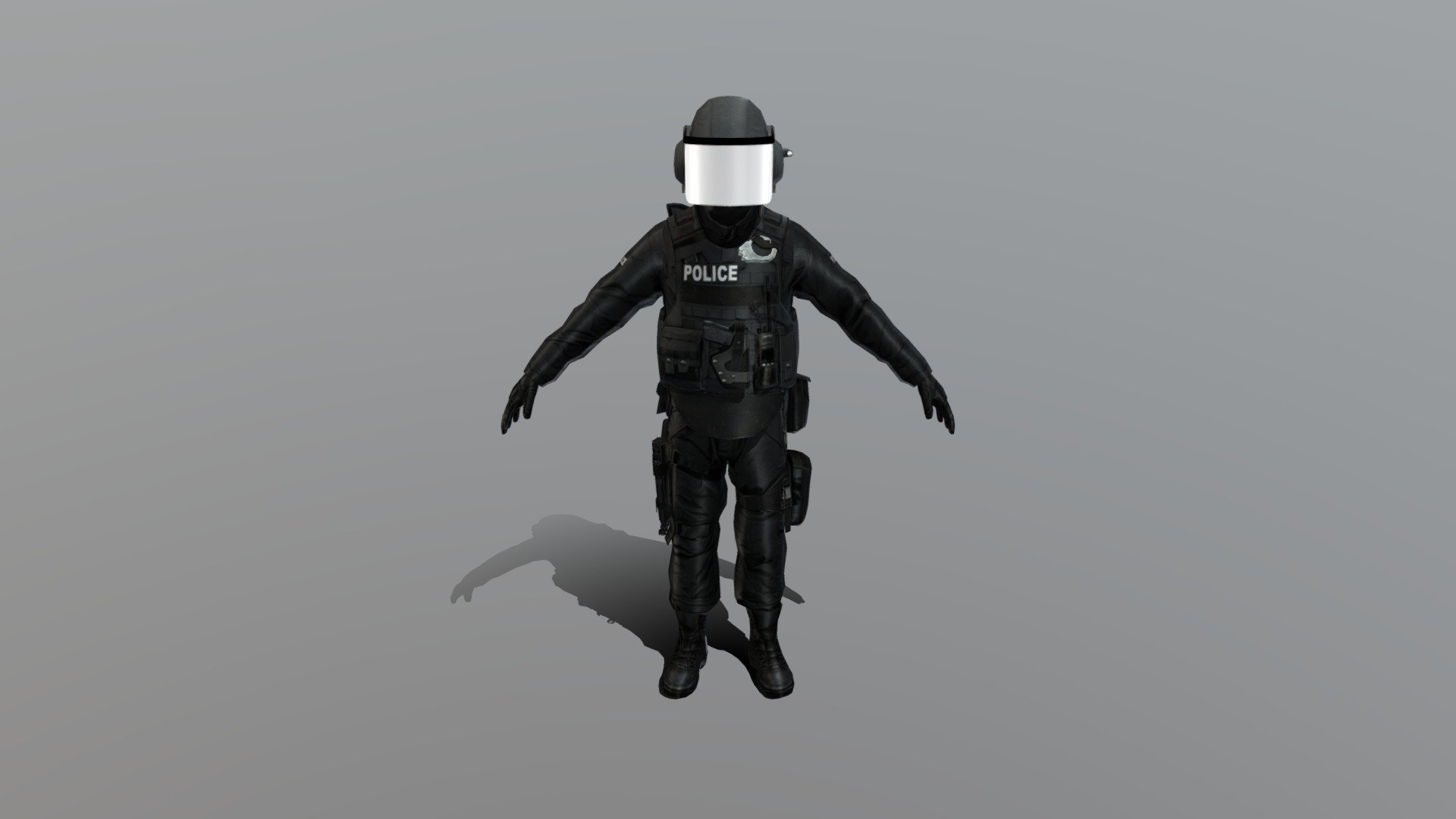 Rocketbox - German Swat 3D model