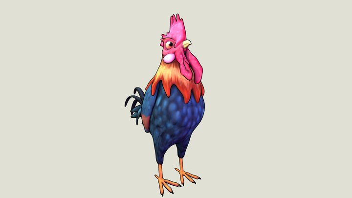 Coq 3D Model