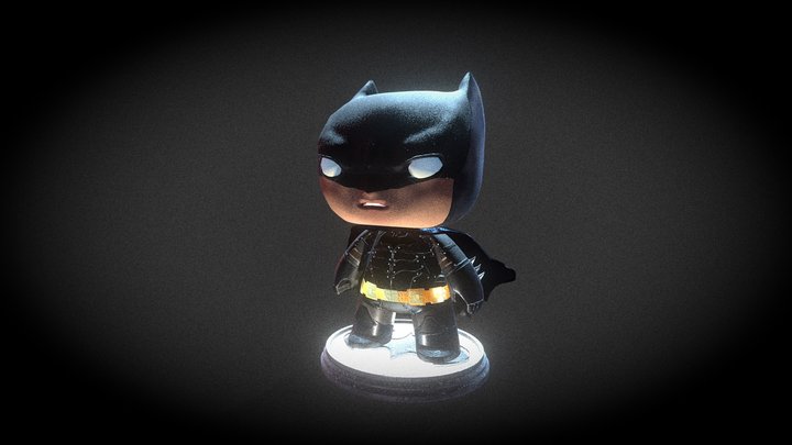 Bat-Mat Figurine Pop 3D Model