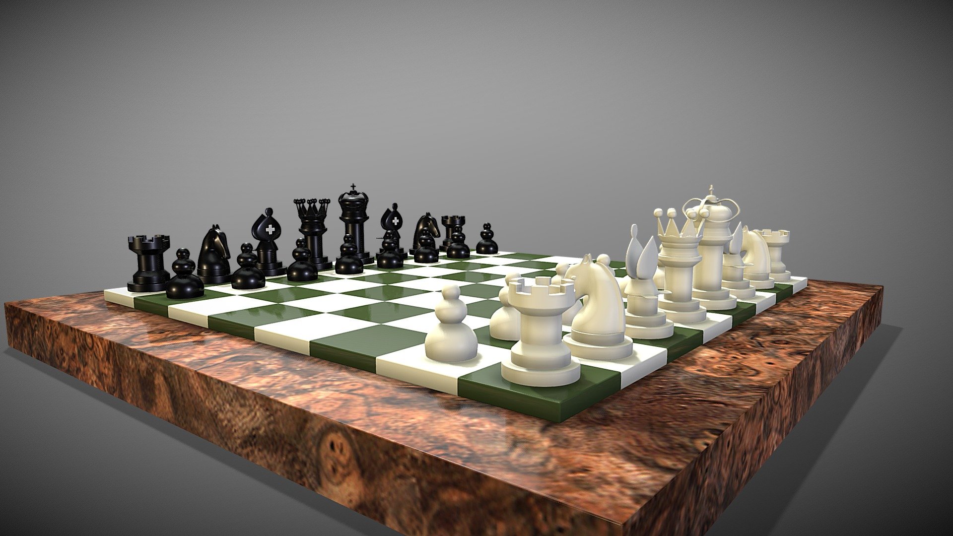 Chessboard 3D models - Sketchfab