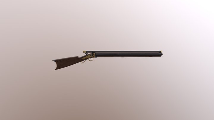 American Target Rifle 1865 3D Model