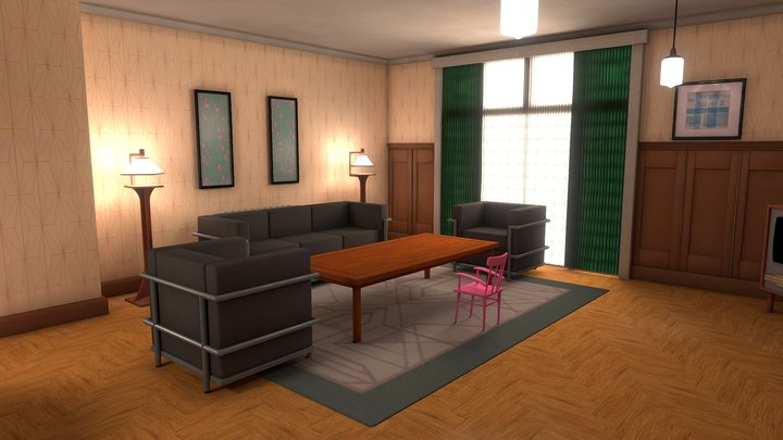 Spy X Family - Apartment (New Model) 3D Model