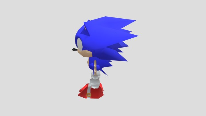 Custom Edited - Sonic the Hedgehog Customs - Son 3D Model