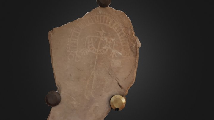 Estela de Capilla 1 (Badajoz) 3D Model