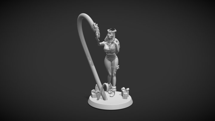 Christmas Demon 3D Model