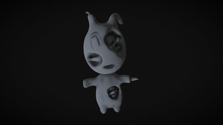 Scary Bunny 3D Model