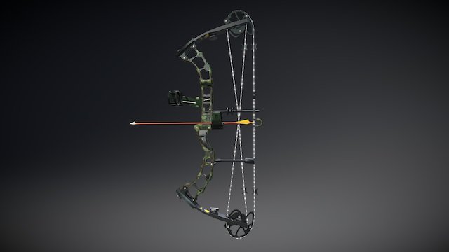 Compound Bow 3D Model