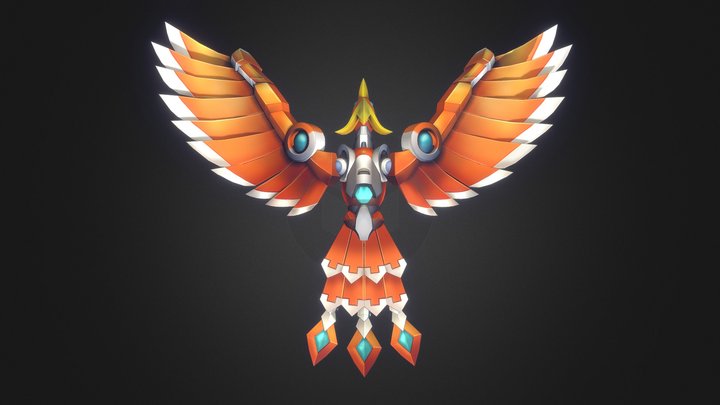 Mechanical Phoenix 3D Model