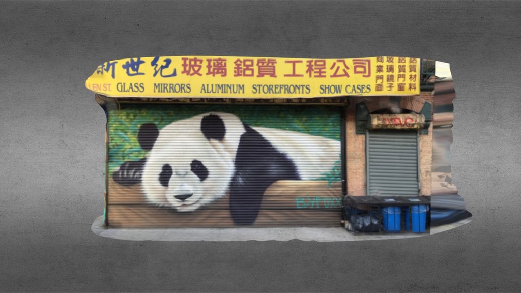 Panda street art