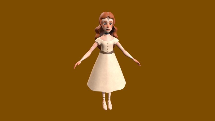 Zoé - original character 3D Model