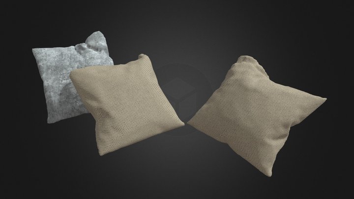 Throw Pillows 3D Model