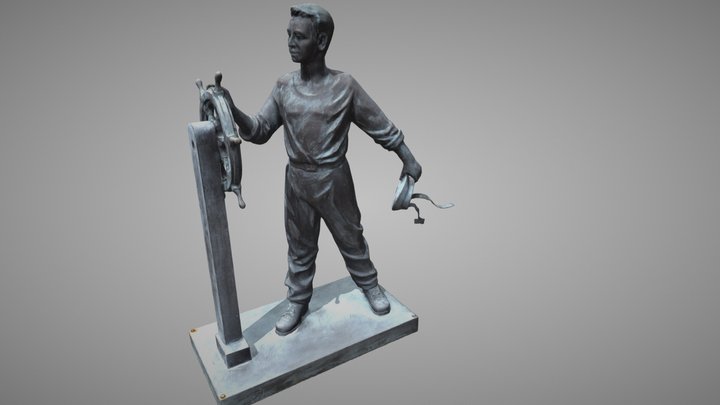 Sculpture of a sailor 3D Model