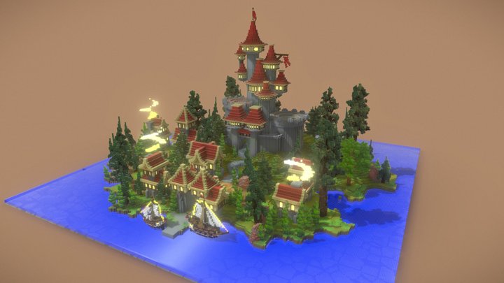 Kingdom Hub 3D Model