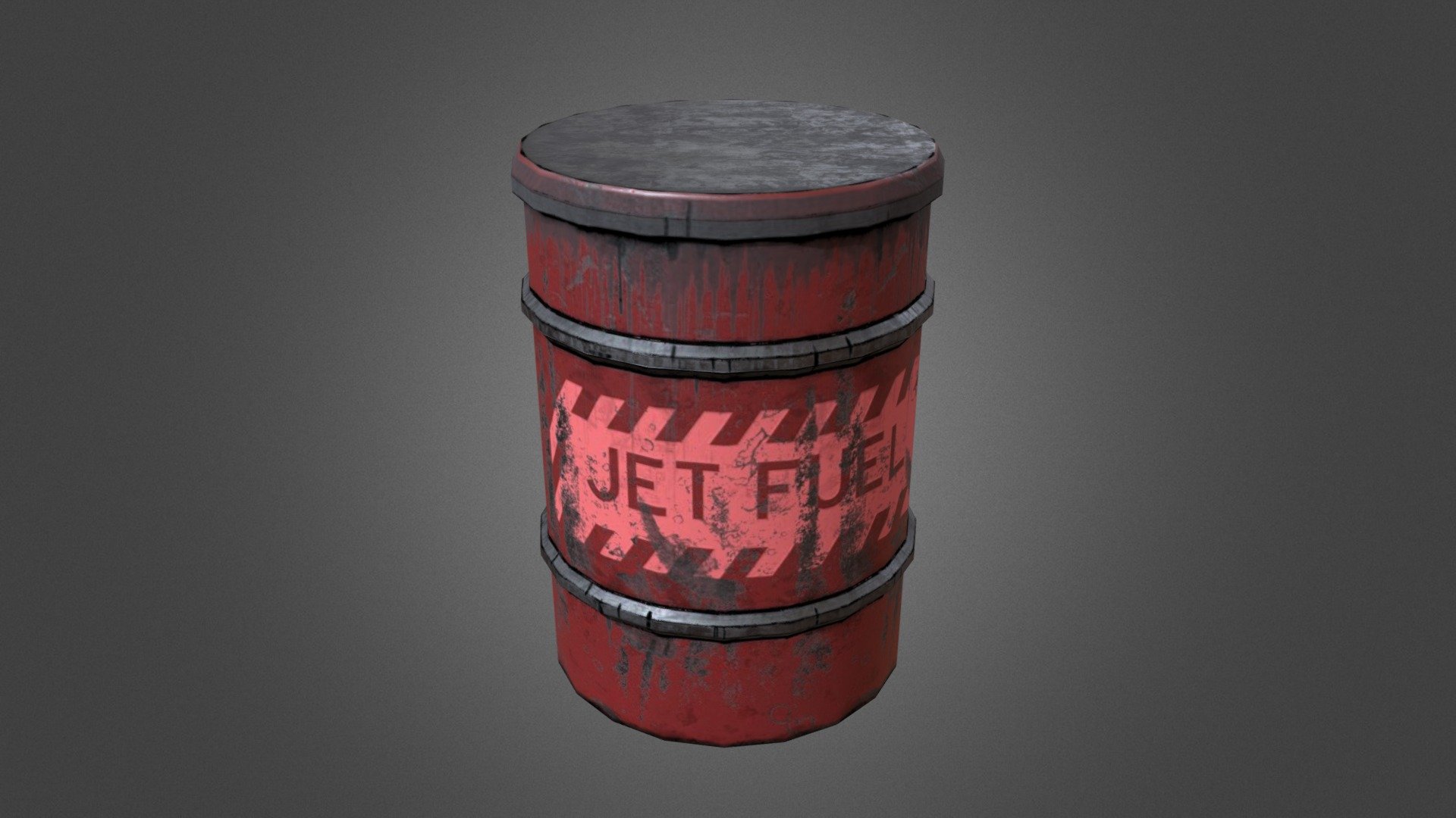 Jet Fuel Barrel 3D model by alkatebhaidar [8791381] Sketchfab