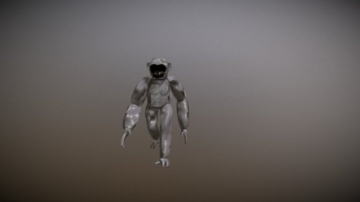 Lethal ape Gus with full texture 3D Model
