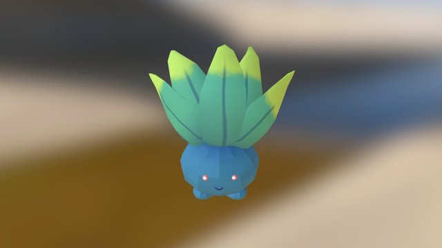 Oddish 3D Model